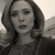 Wanda hearing something on the radio.